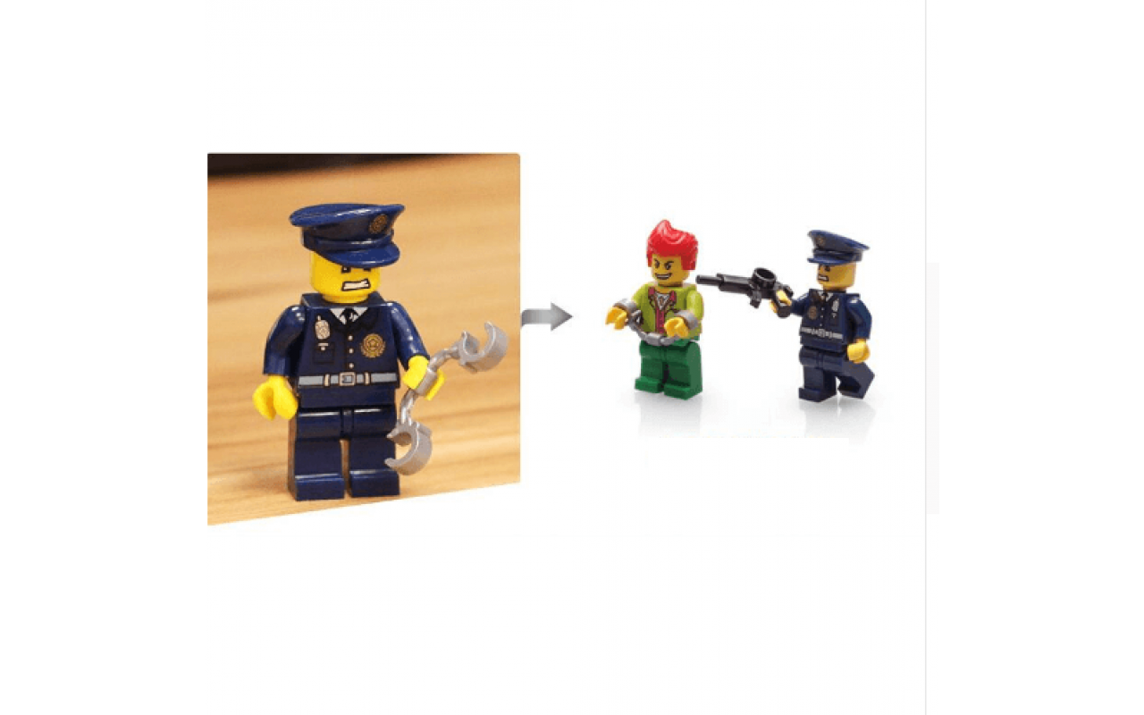 Конструктор аналог ЛЕГО (LEGO) Городской патруль BRICK 1117