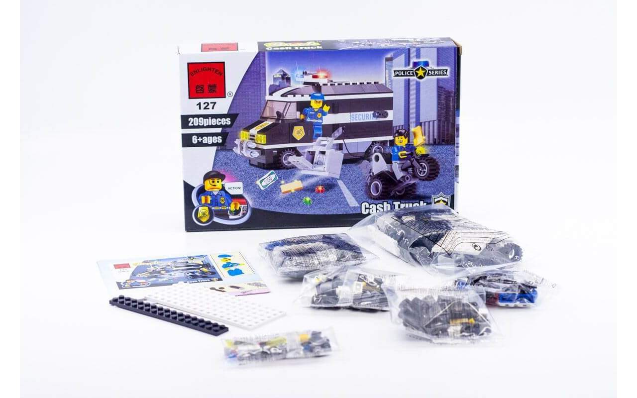 Конструктор аналог ЛЕГО (LEGO) Инкассаторский фургон BRICK 127