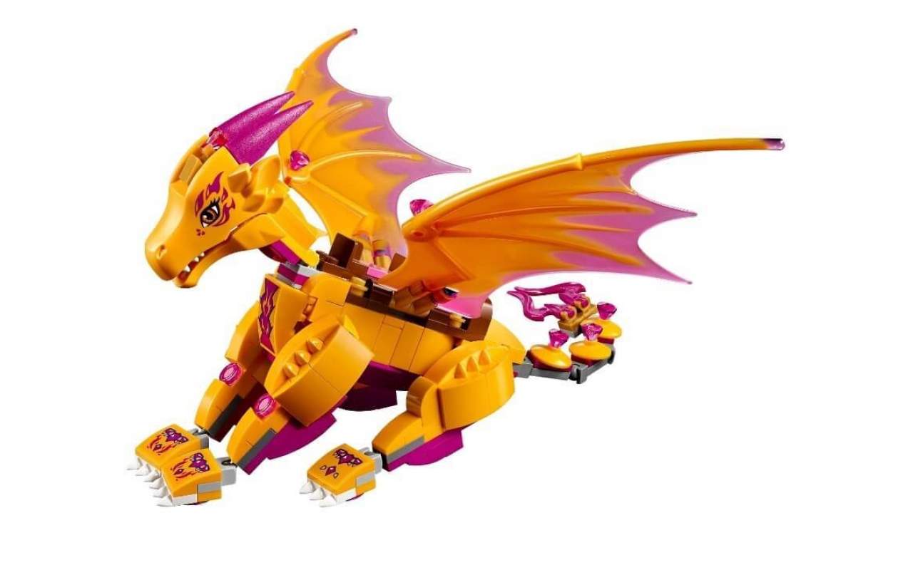 Конструктор аналог ЛЕГО (LEGO) ELVES Лавовая пещера дракона огня FAIRY BELA 10503