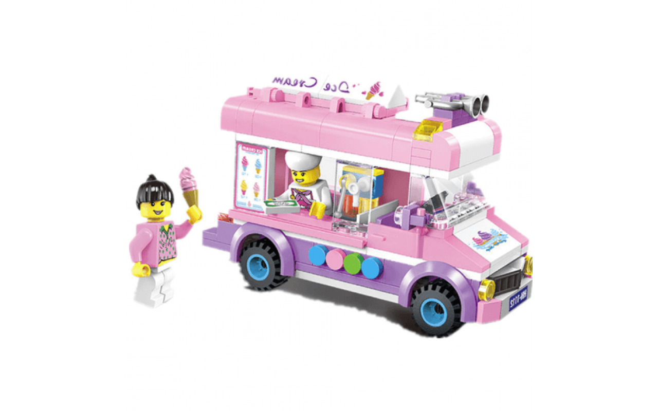 Конструктор аналог ЛЕГО (LEGO) Фургон с мороженым BRICK 1112