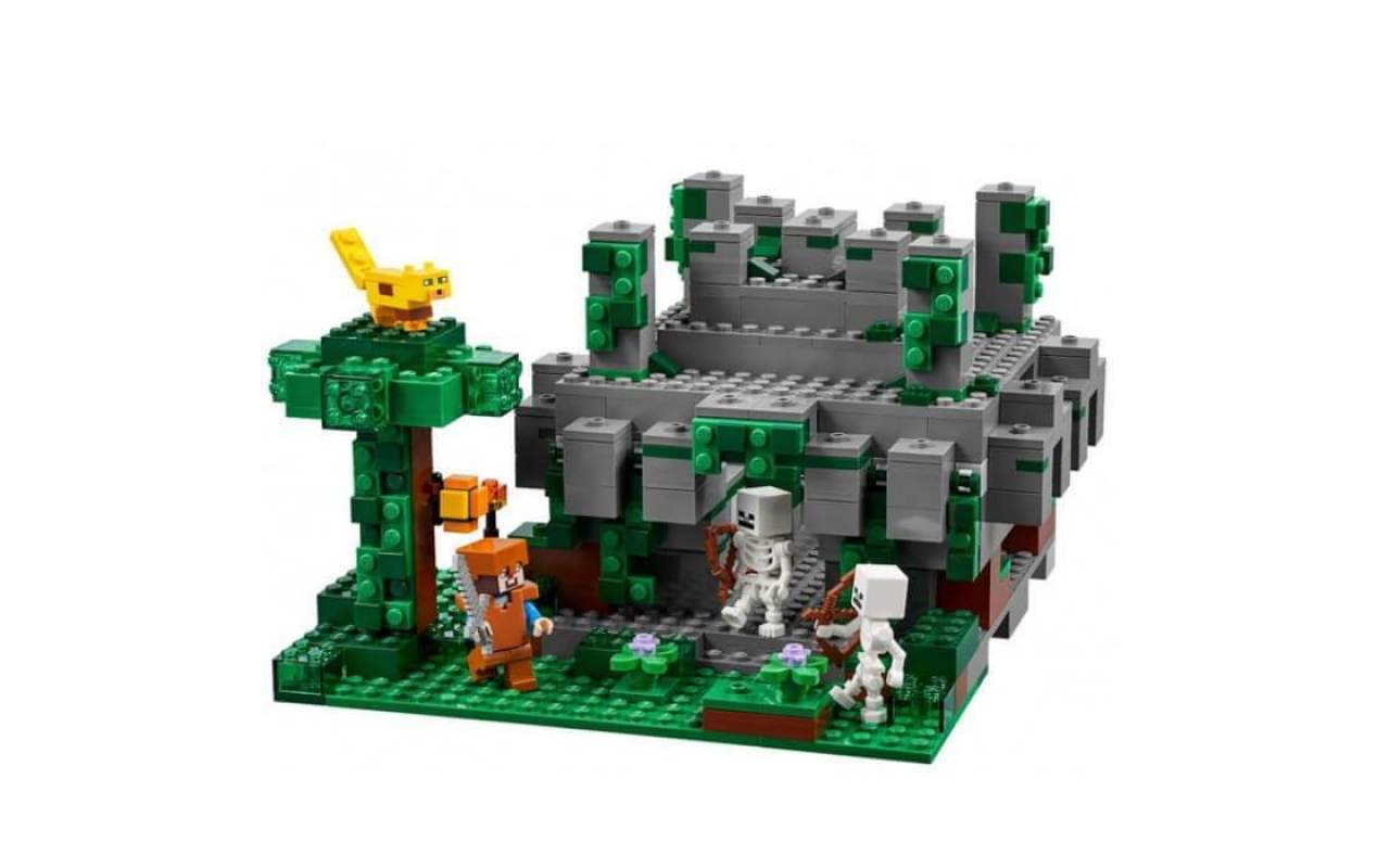 Конструктор аналог ЛЕГО (LEGO) MINECRAFT Храм в джунглях MY WORLD BELA 10623