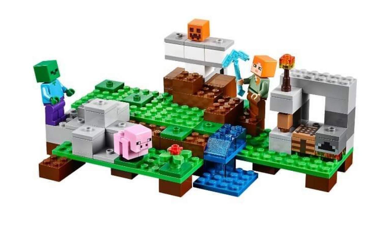 Конструктор аналог ЛЕГО (LEGO) Minecraft Железный голем MY WORLD BELA 10468