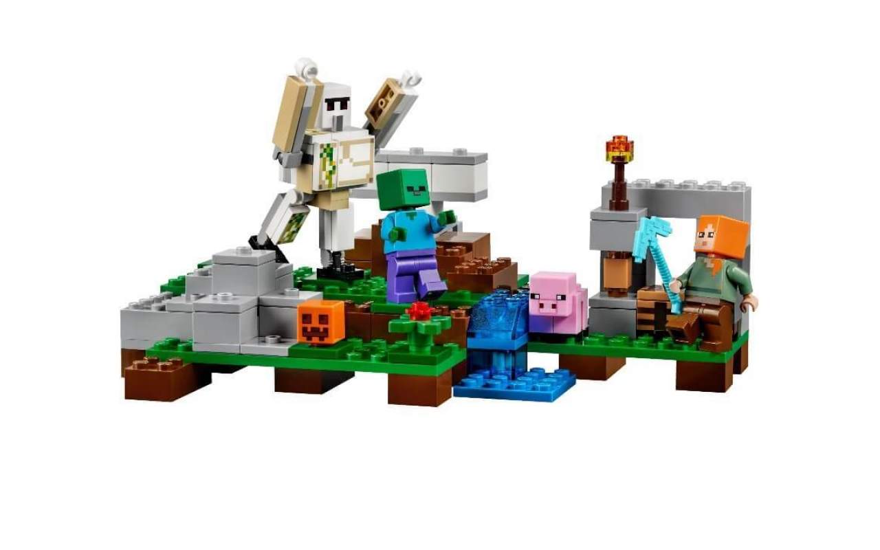 Конструктор аналог ЛЕГО (LEGO) Minecraft Железный голем MY WORLD BELA 10468