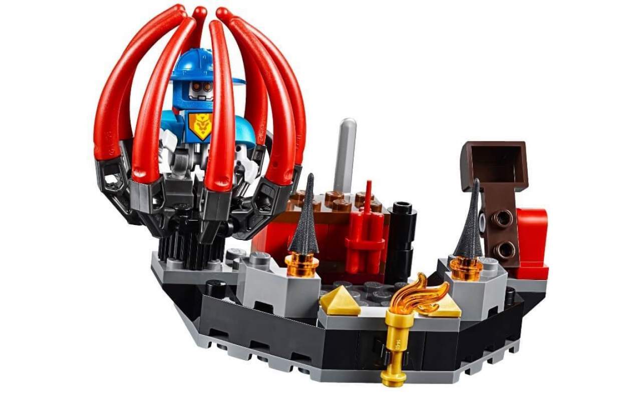 Конструктор аналог ЛЕГО (LEGO) NEXO KNIGHTS Механический робот черного рыцаря BELA 10519